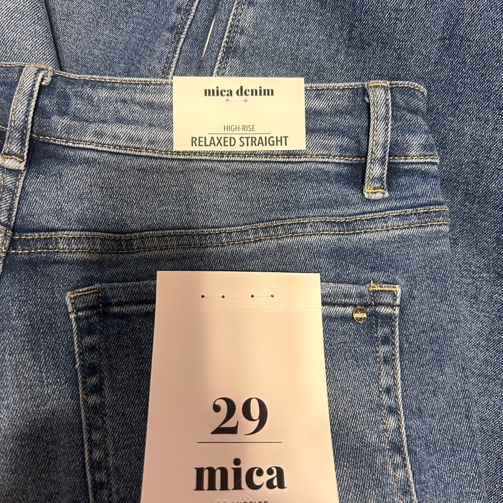 High-Rise Relaxed Straight Jeans